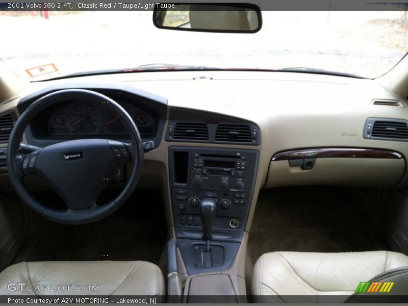 Classic Red / Taupe/Light Taupe 2001 Volvo S60 2.4T