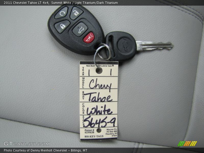 Summit White / Light Titanium/Dark Titanium 2011 Chevrolet Tahoe LT 4x4