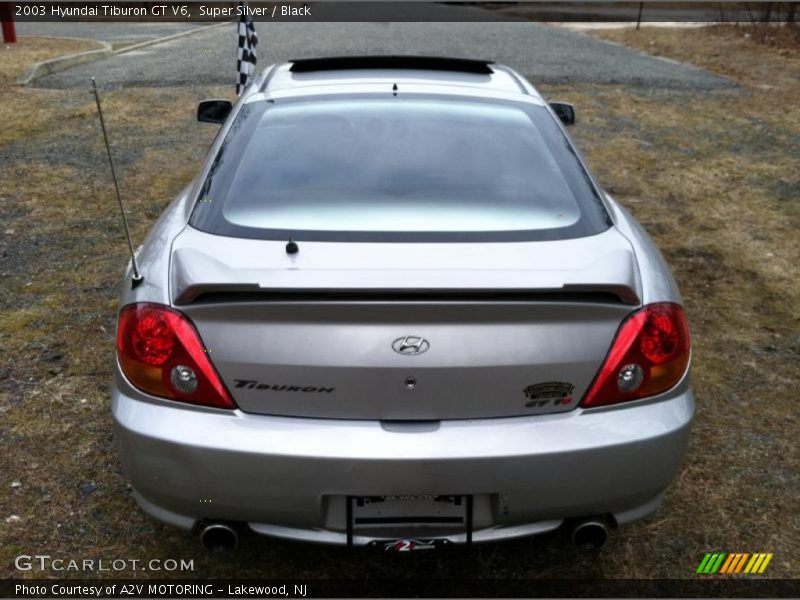Super Silver / Black 2003 Hyundai Tiburon GT V6