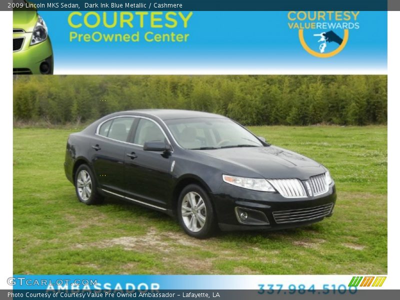 Dark Ink Blue Metallic / Cashmere 2009 Lincoln MKS Sedan