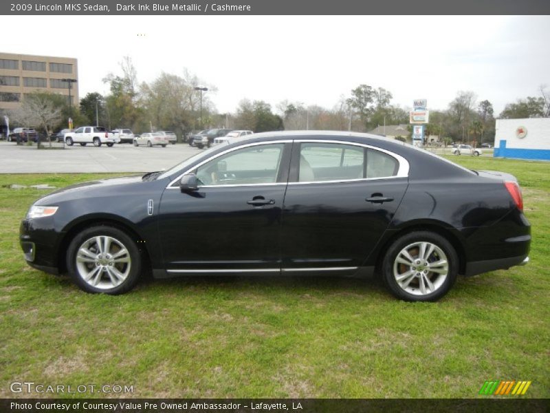 Dark Ink Blue Metallic / Cashmere 2009 Lincoln MKS Sedan