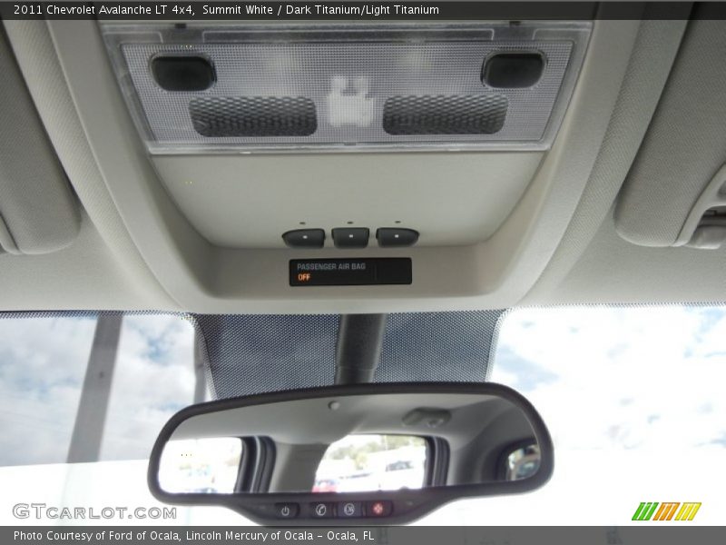 Summit White / Dark Titanium/Light Titanium 2011 Chevrolet Avalanche LT 4x4