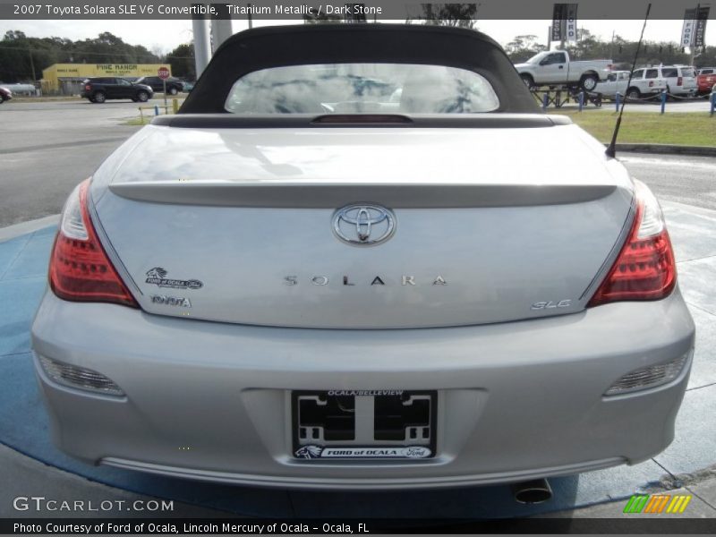 Titanium Metallic / Dark Stone 2007 Toyota Solara SLE V6 Convertible