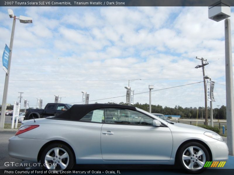 Titanium Metallic / Dark Stone 2007 Toyota Solara SLE V6 Convertible