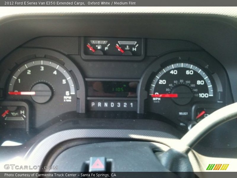  2012 E Series Van E350 Extended Cargo E350 Extended Cargo Gauges