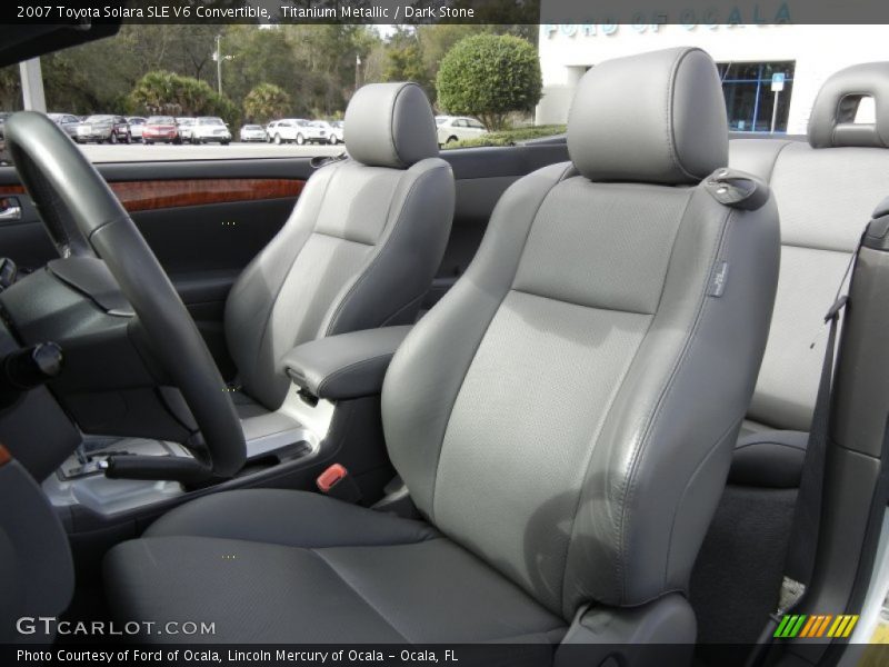 Titanium Metallic / Dark Stone 2007 Toyota Solara SLE V6 Convertible