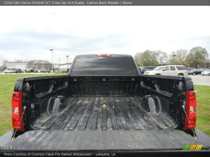 Carbon Black Metallic / Ebony 2009 GMC Sierra 3500HD SLT Crew Cab 4x4 Dually