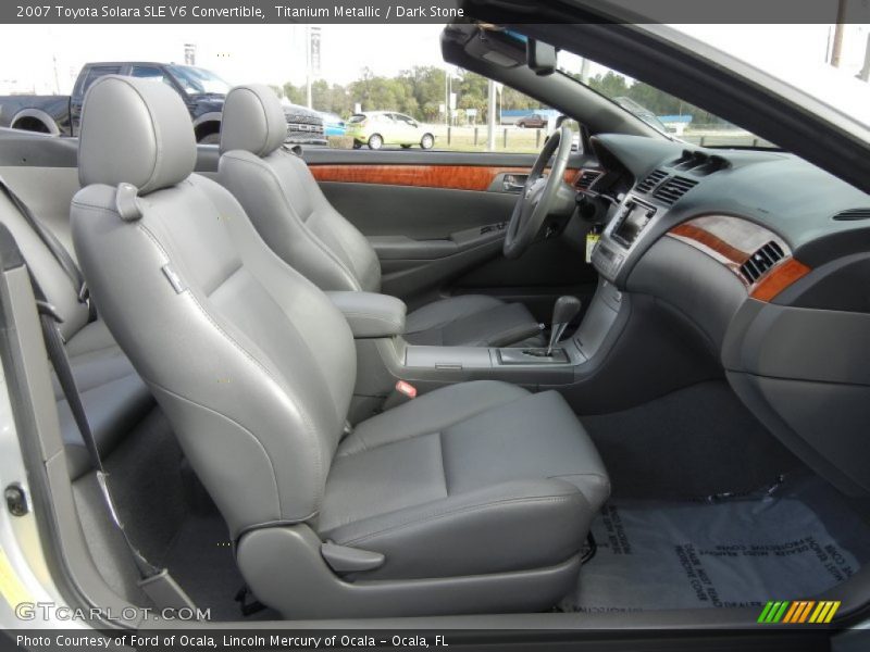 Titanium Metallic / Dark Stone 2007 Toyota Solara SLE V6 Convertible