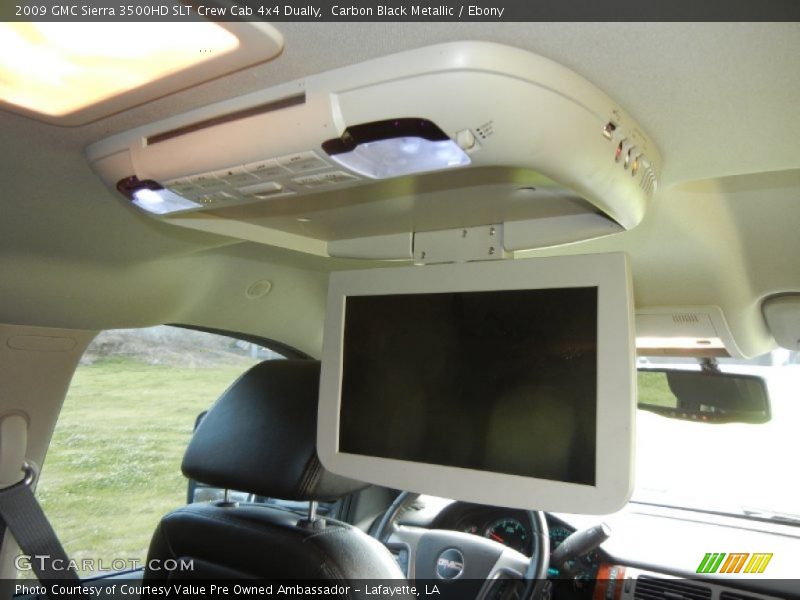 Carbon Black Metallic / Ebony 2009 GMC Sierra 3500HD SLT Crew Cab 4x4 Dually