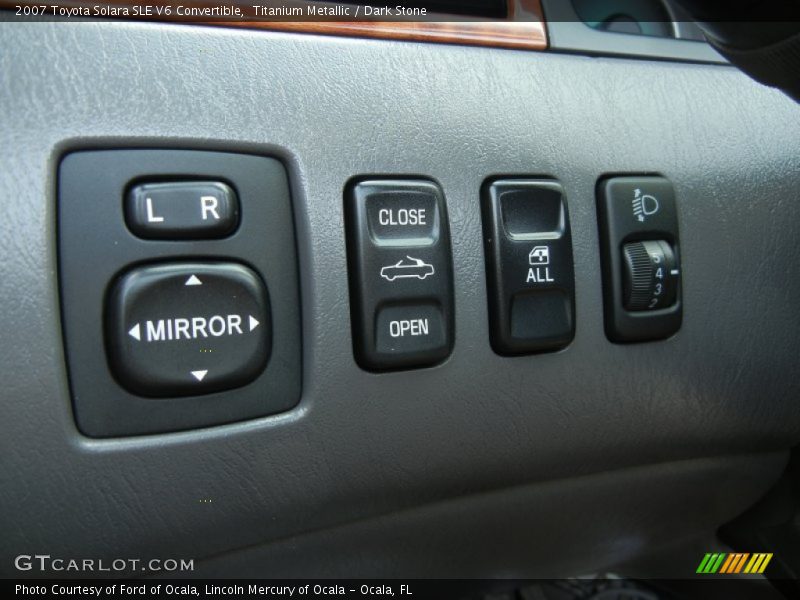 Titanium Metallic / Dark Stone 2007 Toyota Solara SLE V6 Convertible