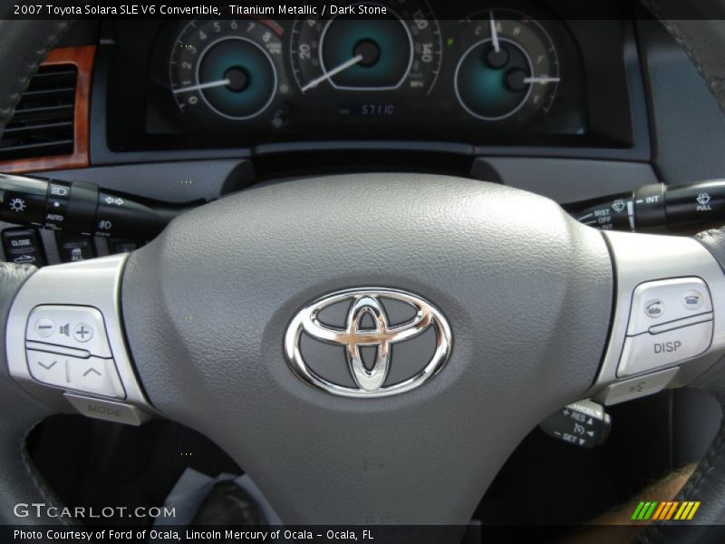 Titanium Metallic / Dark Stone 2007 Toyota Solara SLE V6 Convertible