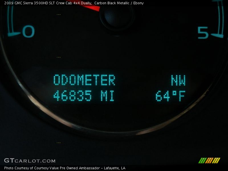 Carbon Black Metallic / Ebony 2009 GMC Sierra 3500HD SLT Crew Cab 4x4 Dually