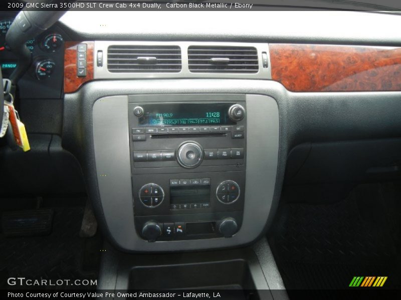Carbon Black Metallic / Ebony 2009 GMC Sierra 3500HD SLT Crew Cab 4x4 Dually