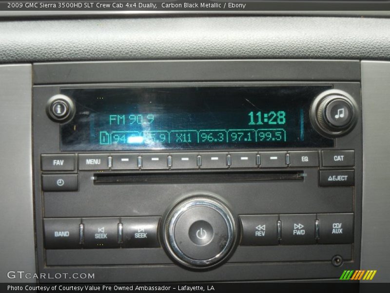 Carbon Black Metallic / Ebony 2009 GMC Sierra 3500HD SLT Crew Cab 4x4 Dually