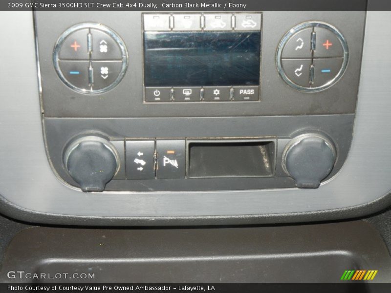 Carbon Black Metallic / Ebony 2009 GMC Sierra 3500HD SLT Crew Cab 4x4 Dually