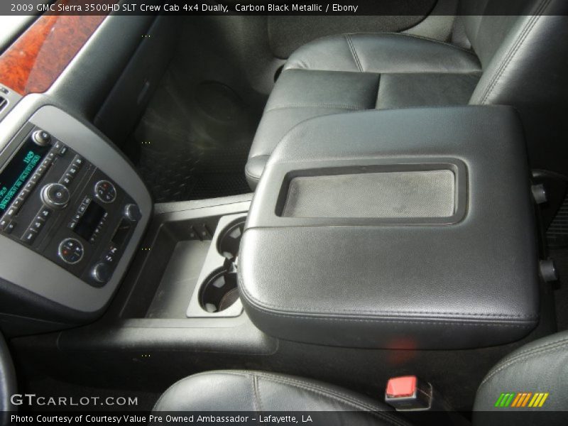 Carbon Black Metallic / Ebony 2009 GMC Sierra 3500HD SLT Crew Cab 4x4 Dually