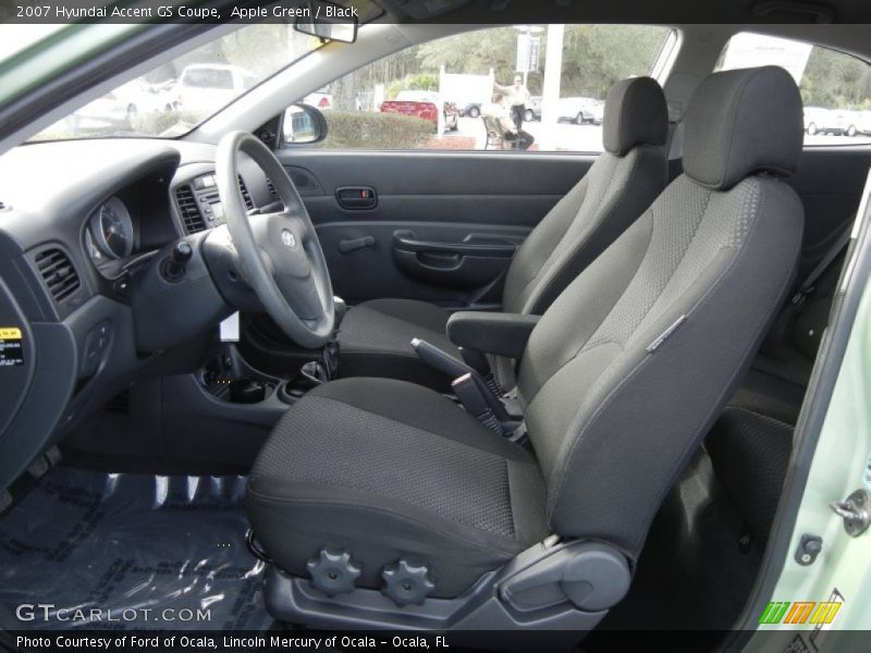  2007 Accent GS Coupe Black Interior