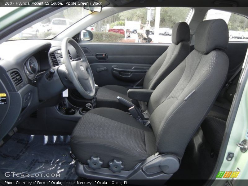  2007 Accent GS Coupe Black Interior