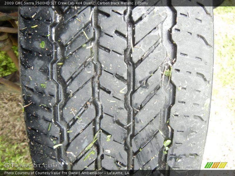 Carbon Black Metallic / Ebony 2009 GMC Sierra 3500HD SLT Crew Cab 4x4 Dually