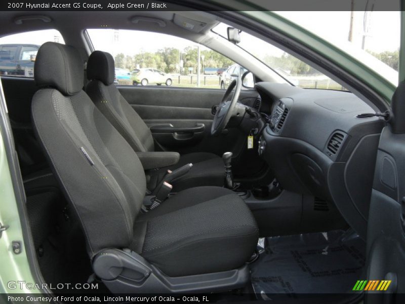  2007 Accent GS Coupe Black Interior