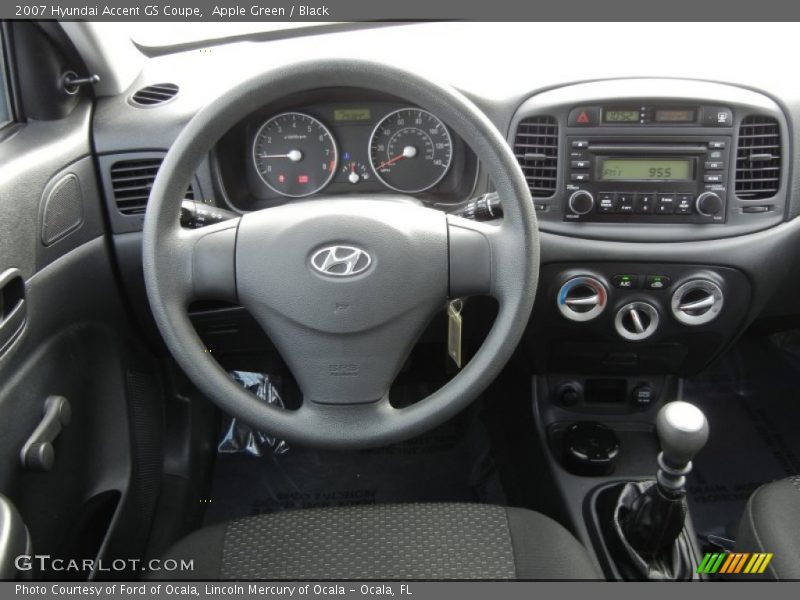 Dashboard of 2007 Accent GS Coupe