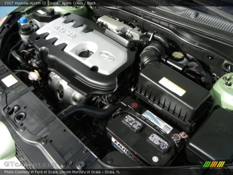  2007 Accent GS Coupe Engine - 1.6 Liter DOHC 16V VVT 4 Cylinder