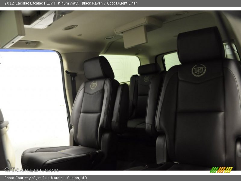 Black Raven / Cocoa/Light Linen 2012 Cadillac Escalade ESV Platinum AWD