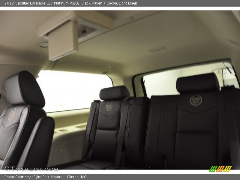 Black Raven / Cocoa/Light Linen 2012 Cadillac Escalade ESV Platinum AWD