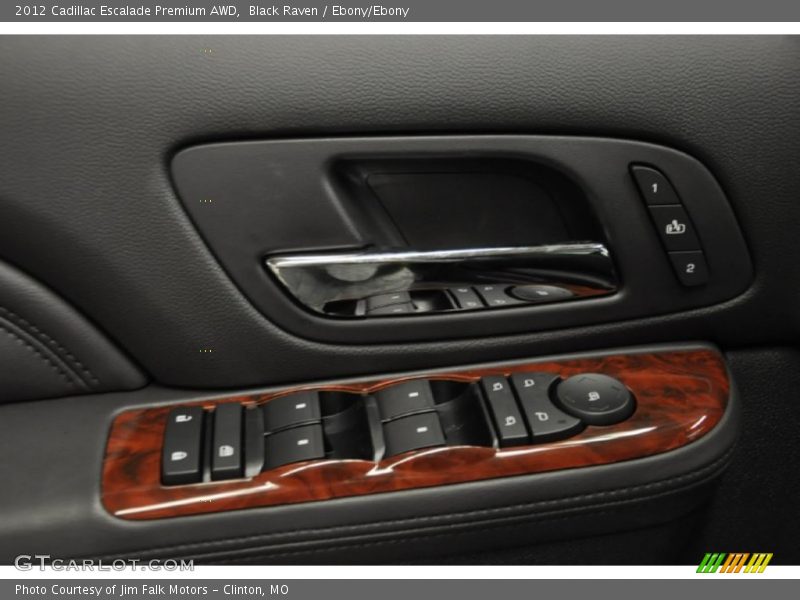 Black Raven / Ebony/Ebony 2012 Cadillac Escalade Premium AWD