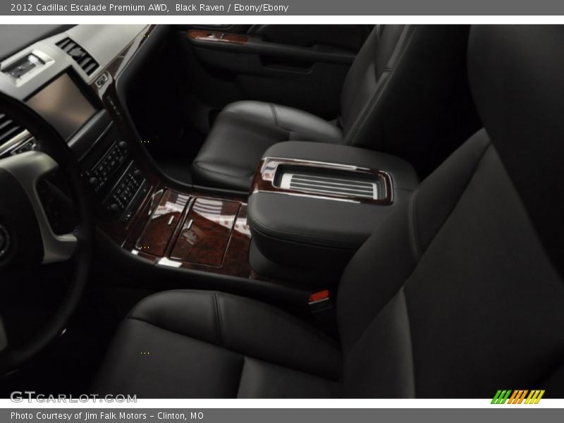 Black Raven / Ebony/Ebony 2012 Cadillac Escalade Premium AWD
