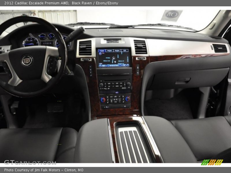 Black Raven / Ebony/Ebony 2012 Cadillac Escalade Premium AWD