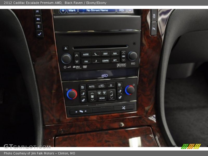 Black Raven / Ebony/Ebony 2012 Cadillac Escalade Premium AWD