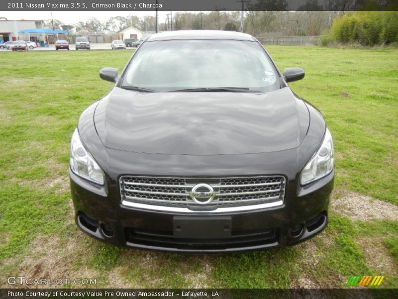 Crimson Black / Charcoal 2011 Nissan Maxima 3.5 S