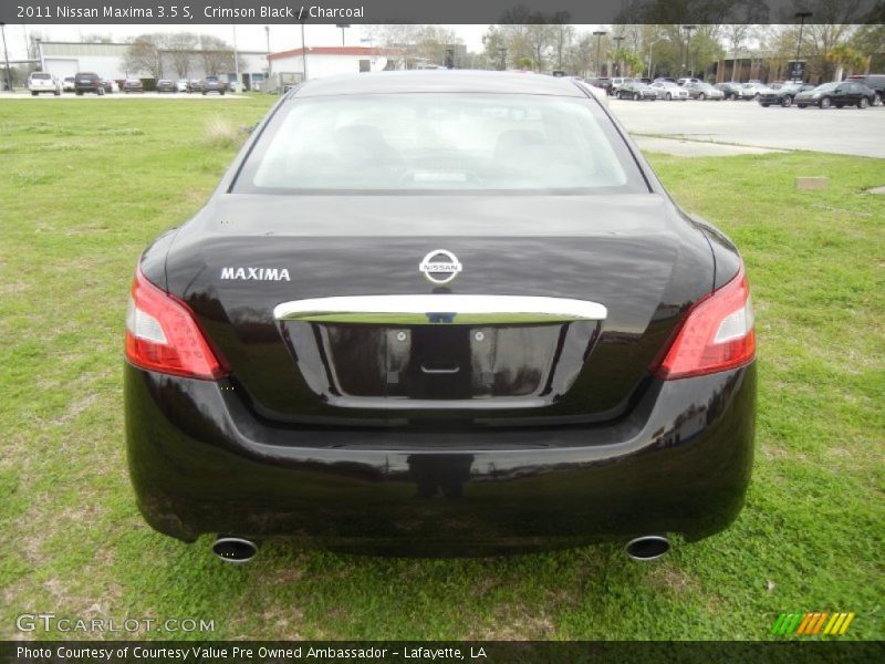 Crimson Black / Charcoal 2011 Nissan Maxima 3.5 S