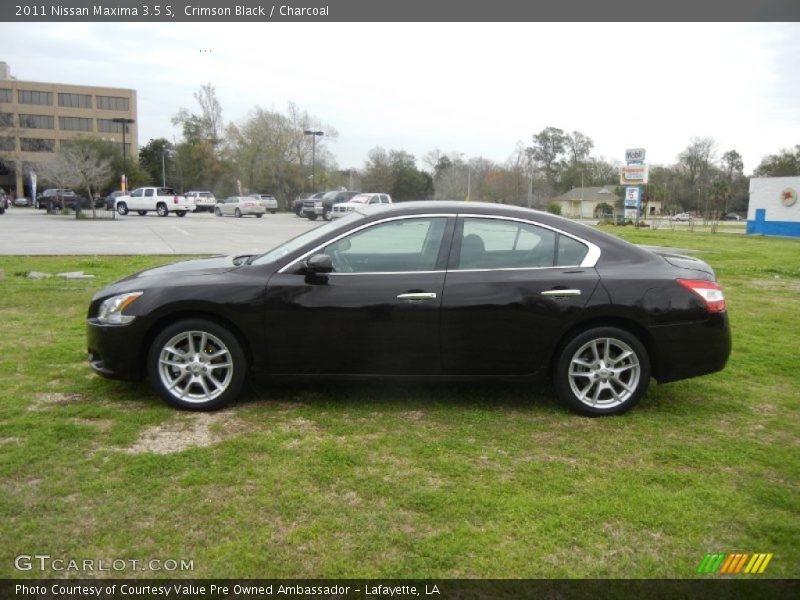 Crimson Black / Charcoal 2011 Nissan Maxima 3.5 S