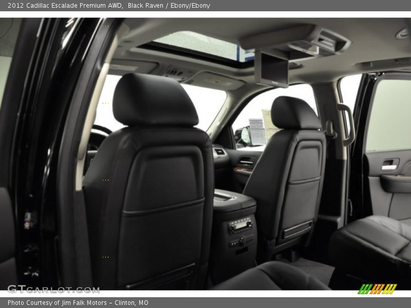 Black Raven / Ebony/Ebony 2012 Cadillac Escalade Premium AWD