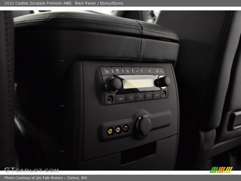 Black Raven / Ebony/Ebony 2012 Cadillac Escalade Premium AWD