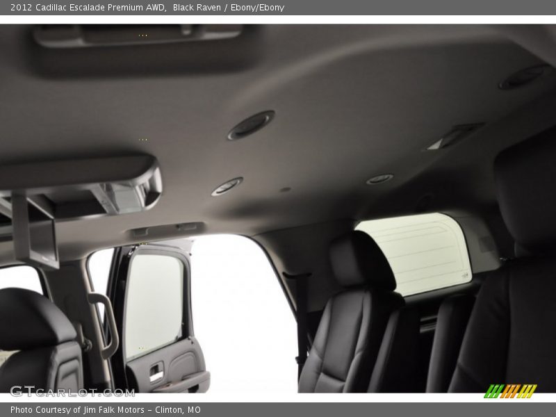Black Raven / Ebony/Ebony 2012 Cadillac Escalade Premium AWD