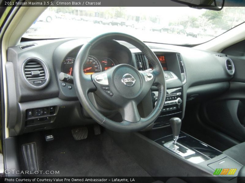 Crimson Black / Charcoal 2011 Nissan Maxima 3.5 S
