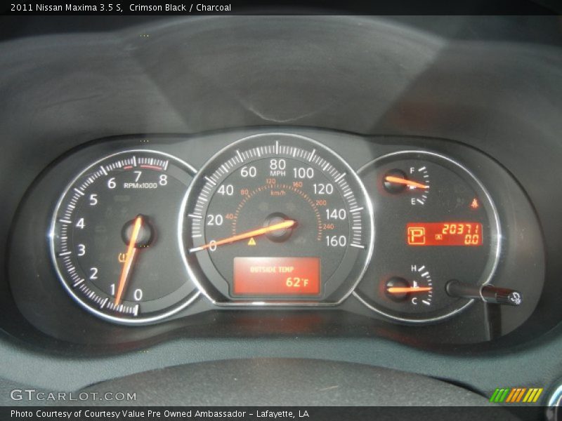 Crimson Black / Charcoal 2011 Nissan Maxima 3.5 S