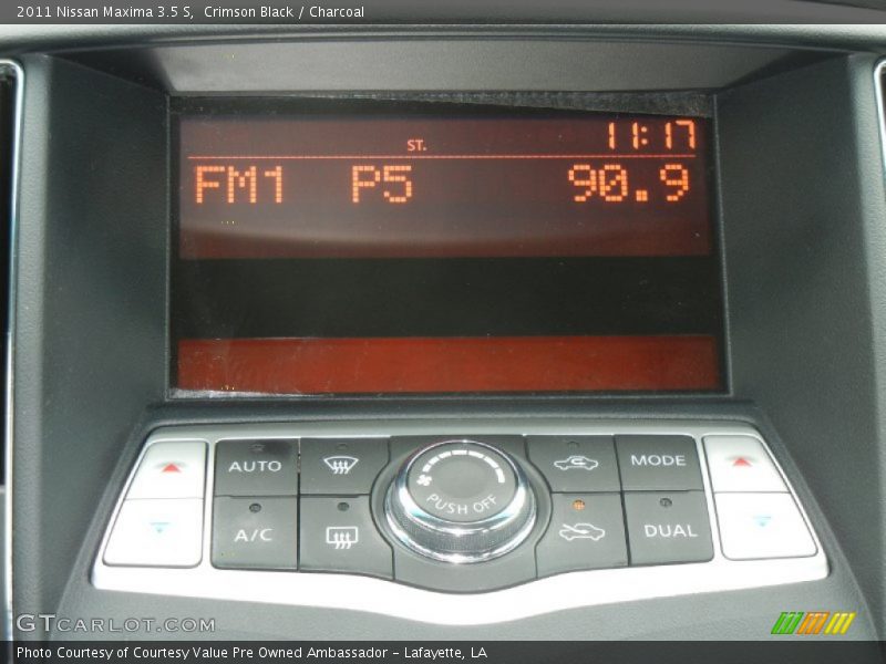 Crimson Black / Charcoal 2011 Nissan Maxima 3.5 S