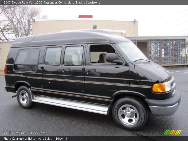 Black / Sandstone 2003 Dodge Ram Van 1500 Passenger Conversion