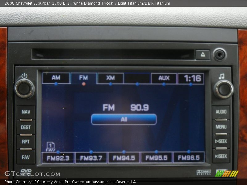 White Diamond Tricoat / Light Titanium/Dark Titanium 2008 Chevrolet Suburban 1500 LTZ