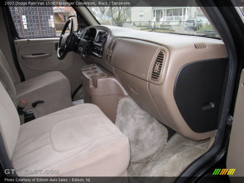 Black / Sandstone 2003 Dodge Ram Van 1500 Passenger Conversion