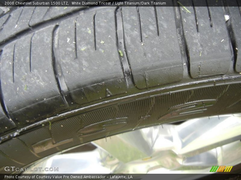 White Diamond Tricoat / Light Titanium/Dark Titanium 2008 Chevrolet Suburban 1500 LTZ