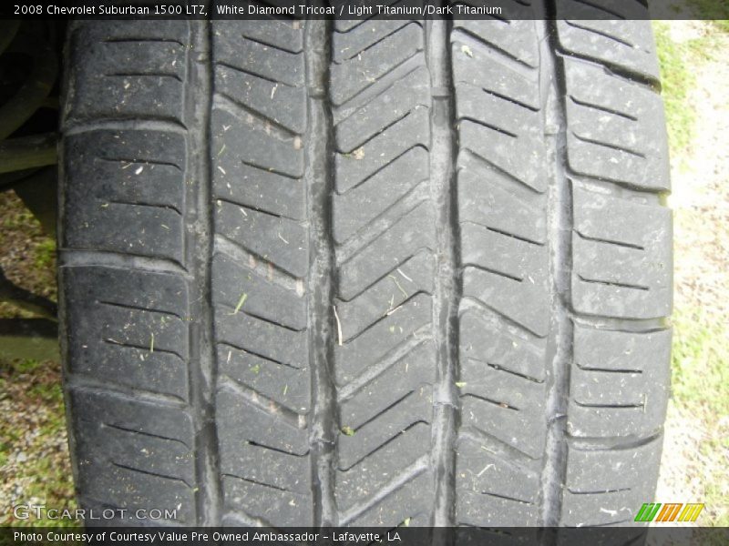 White Diamond Tricoat / Light Titanium/Dark Titanium 2008 Chevrolet Suburban 1500 LTZ