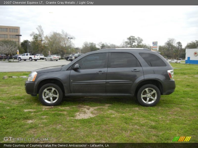 Granite Gray Metallic / Light Gray 2007 Chevrolet Equinox LT
