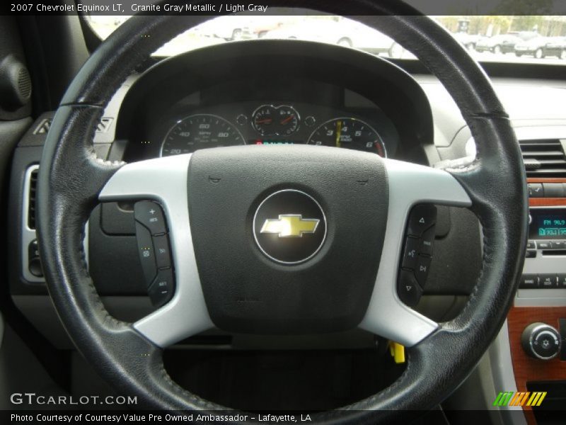 Granite Gray Metallic / Light Gray 2007 Chevrolet Equinox LT