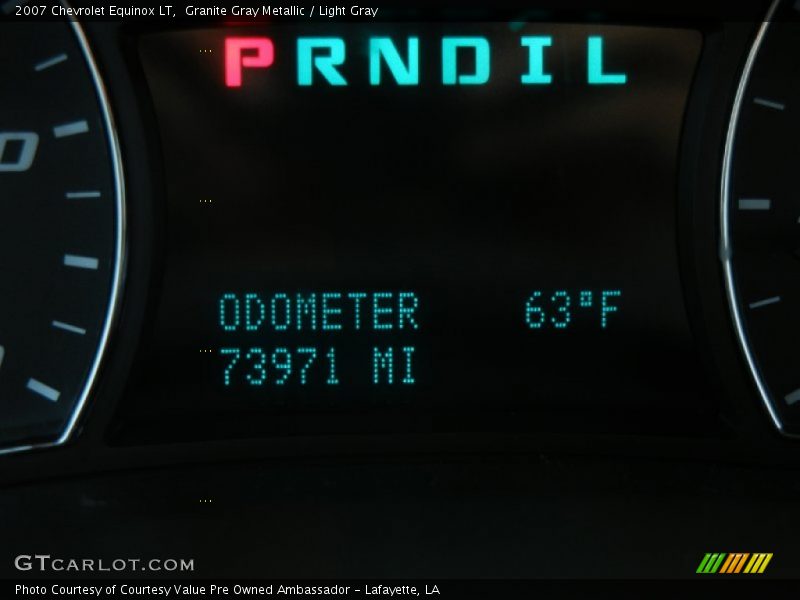 Granite Gray Metallic / Light Gray 2007 Chevrolet Equinox LT