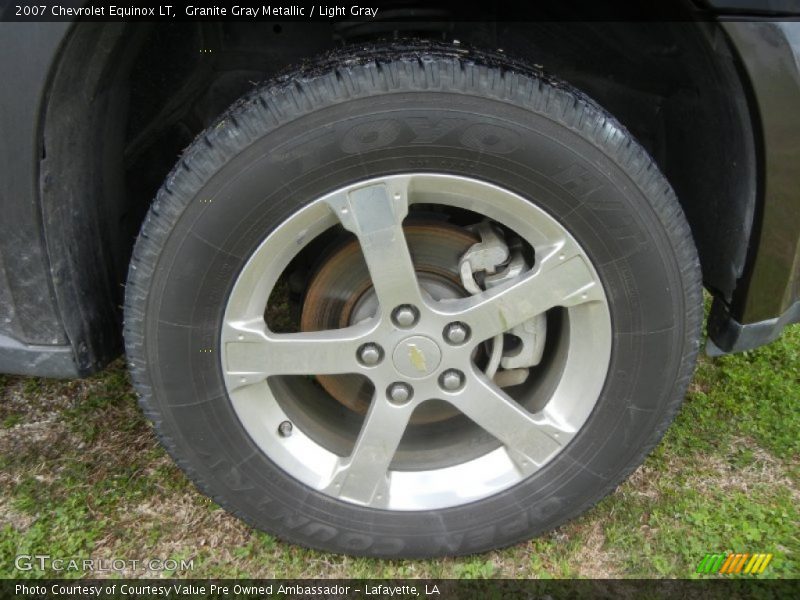 Granite Gray Metallic / Light Gray 2007 Chevrolet Equinox LT
